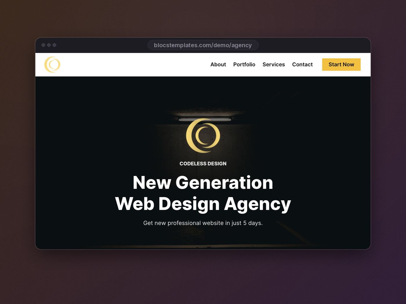 Agency template for Blocs