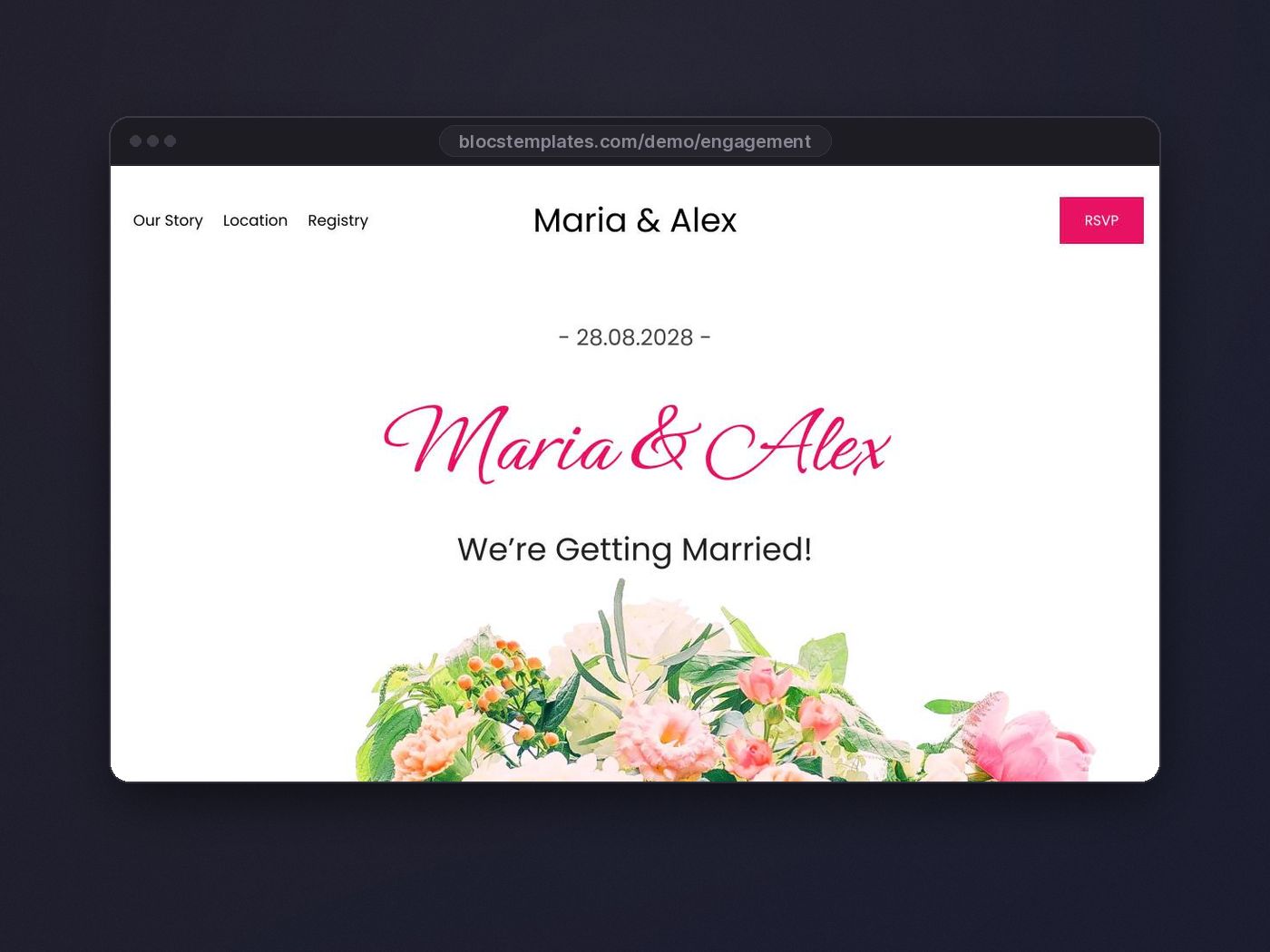 Engagement template for Blocs