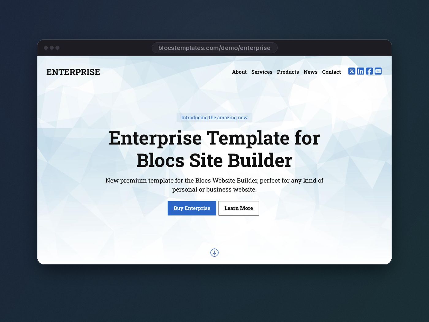 Enterprise template for Blocs