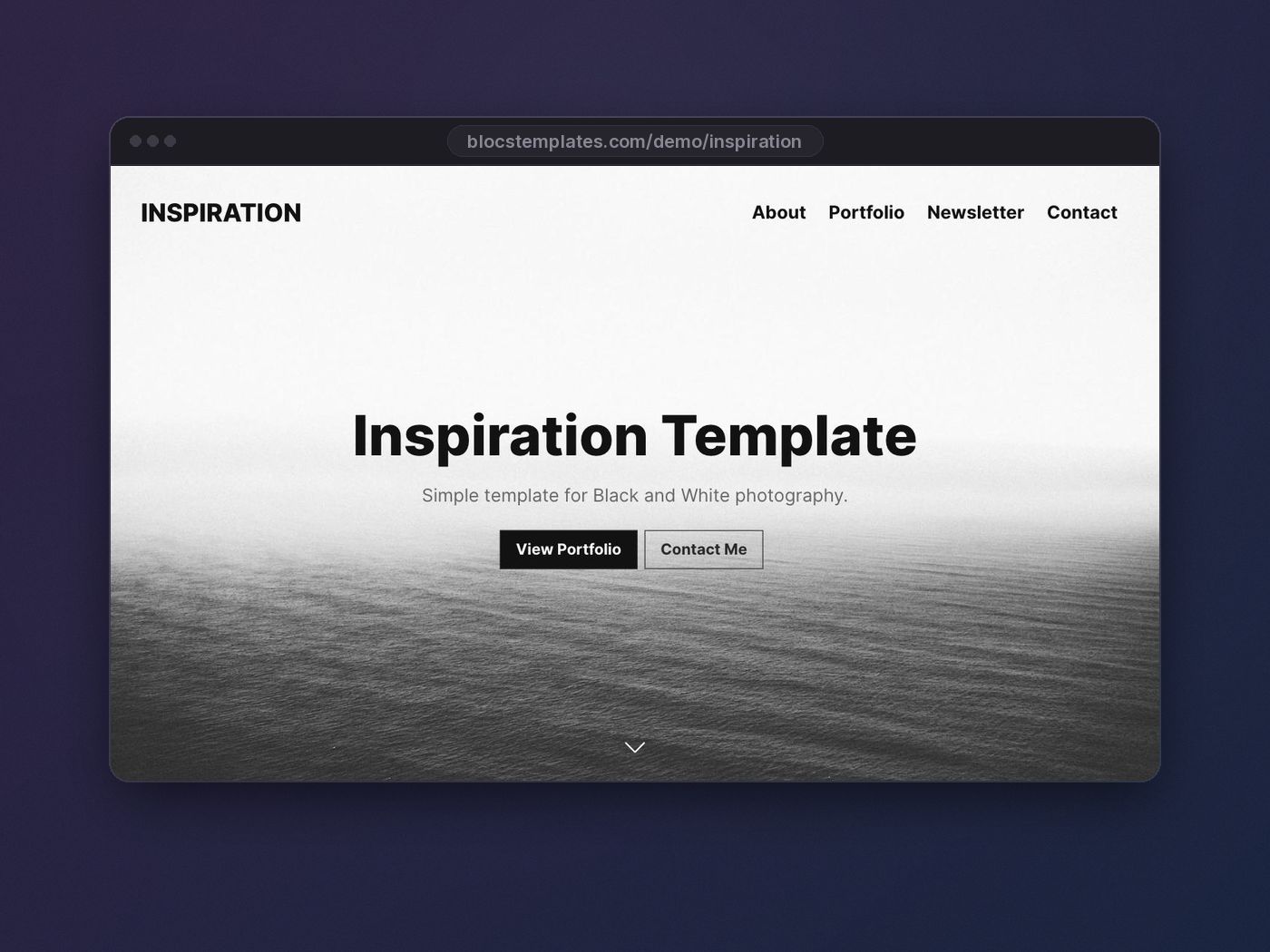 Inspiration template for Blocs
