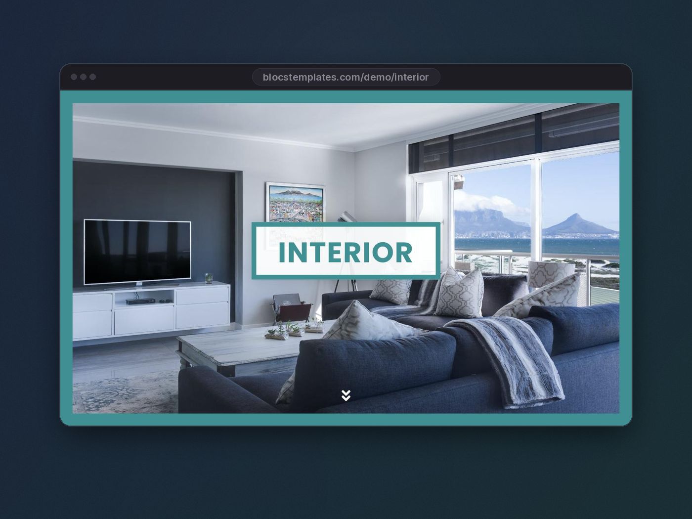 Interior template for Blocs