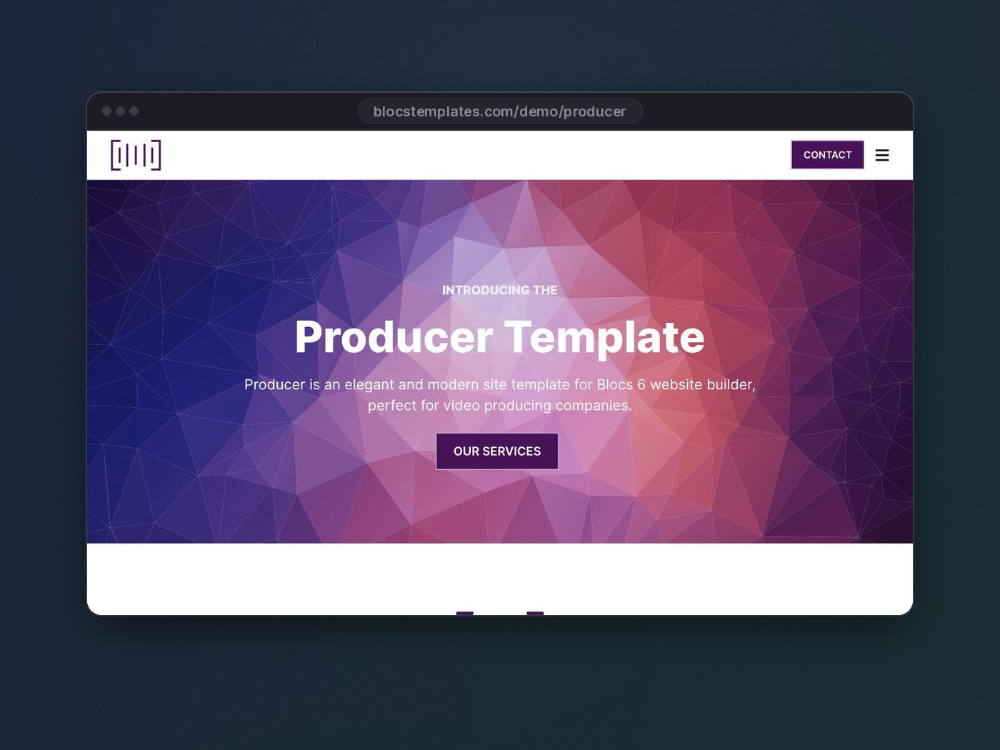 Producer template for Blocs