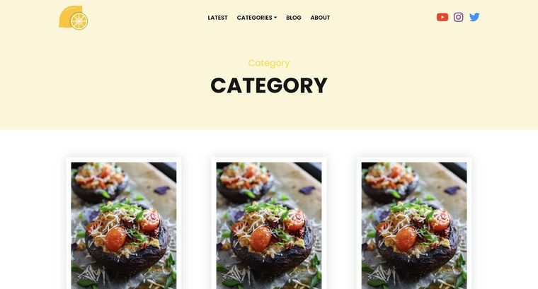 Creator template — Category page