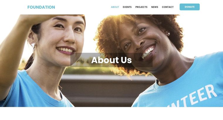Foundation template — About page