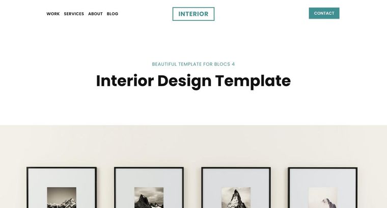 Interior template — About page