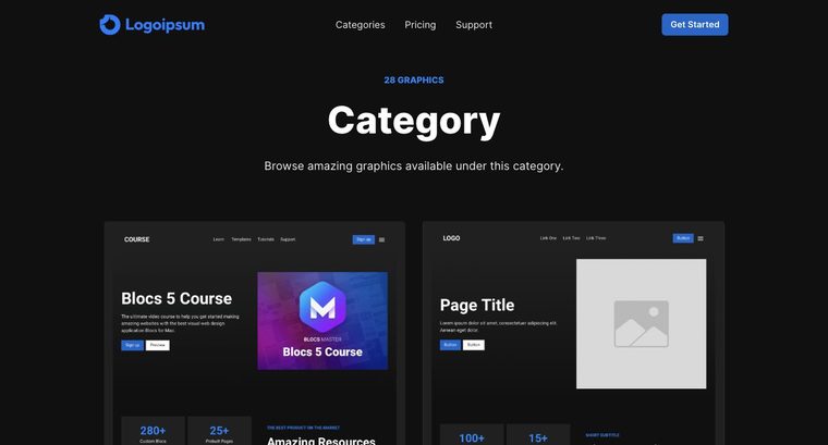 Landing template — Product page