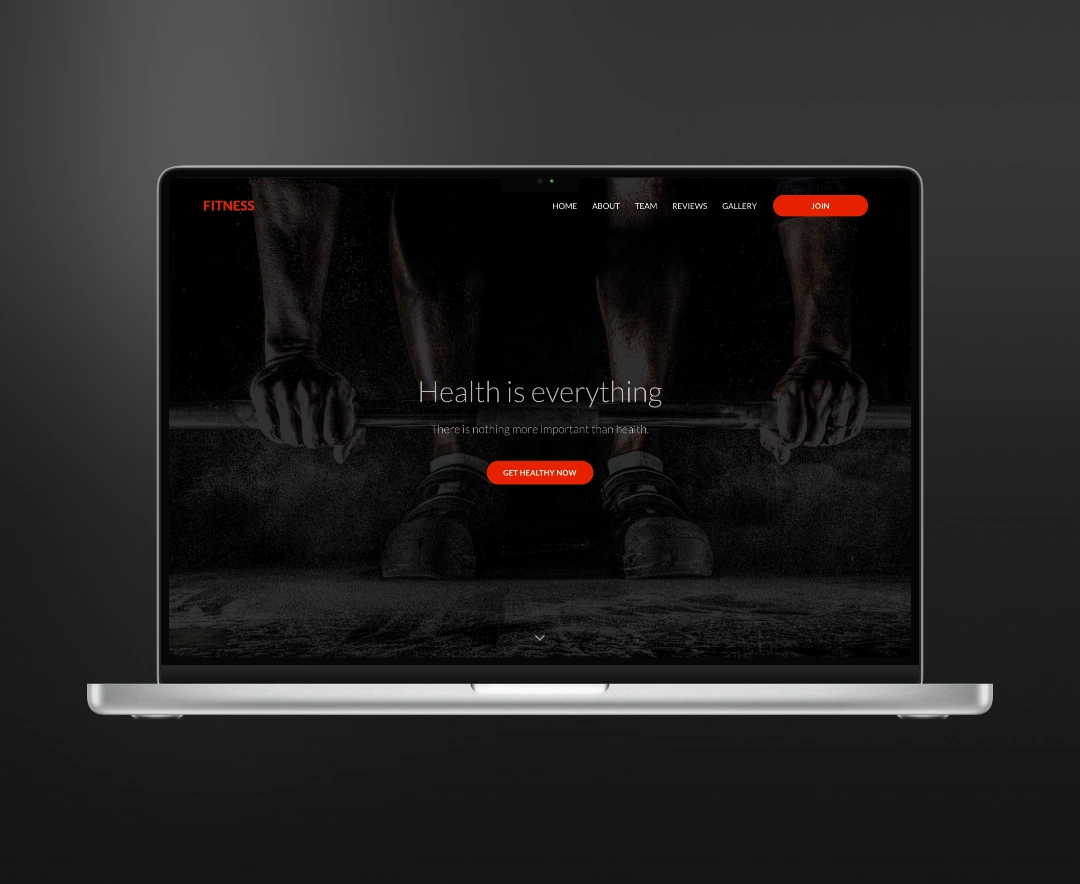 Fitness premium free template for blocs