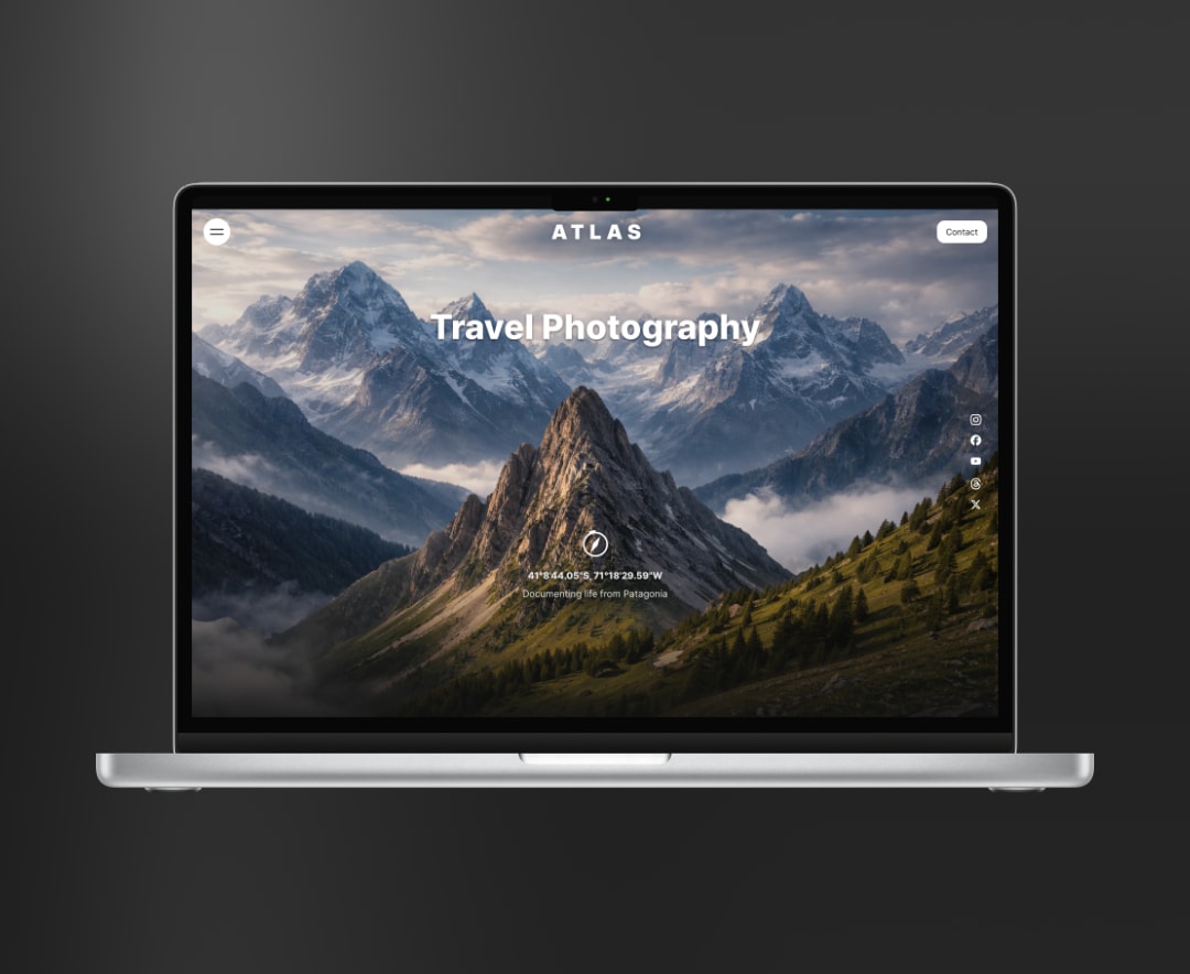 Atlas premium free template for blocs